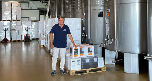 Bottiglie pronte per la spedizione