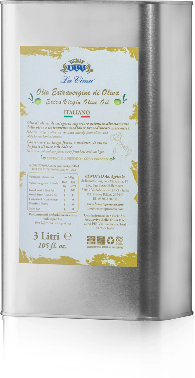 Latta olio extravergine di oliva